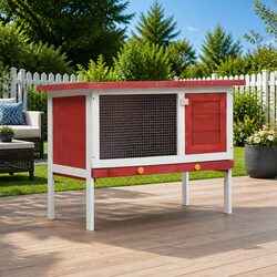 Enhance Your Outdoor Space with This Rabbit Hutch