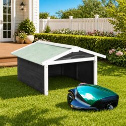 Enhance Your Garden with this Robotic Mower Garage 72x87x50cm