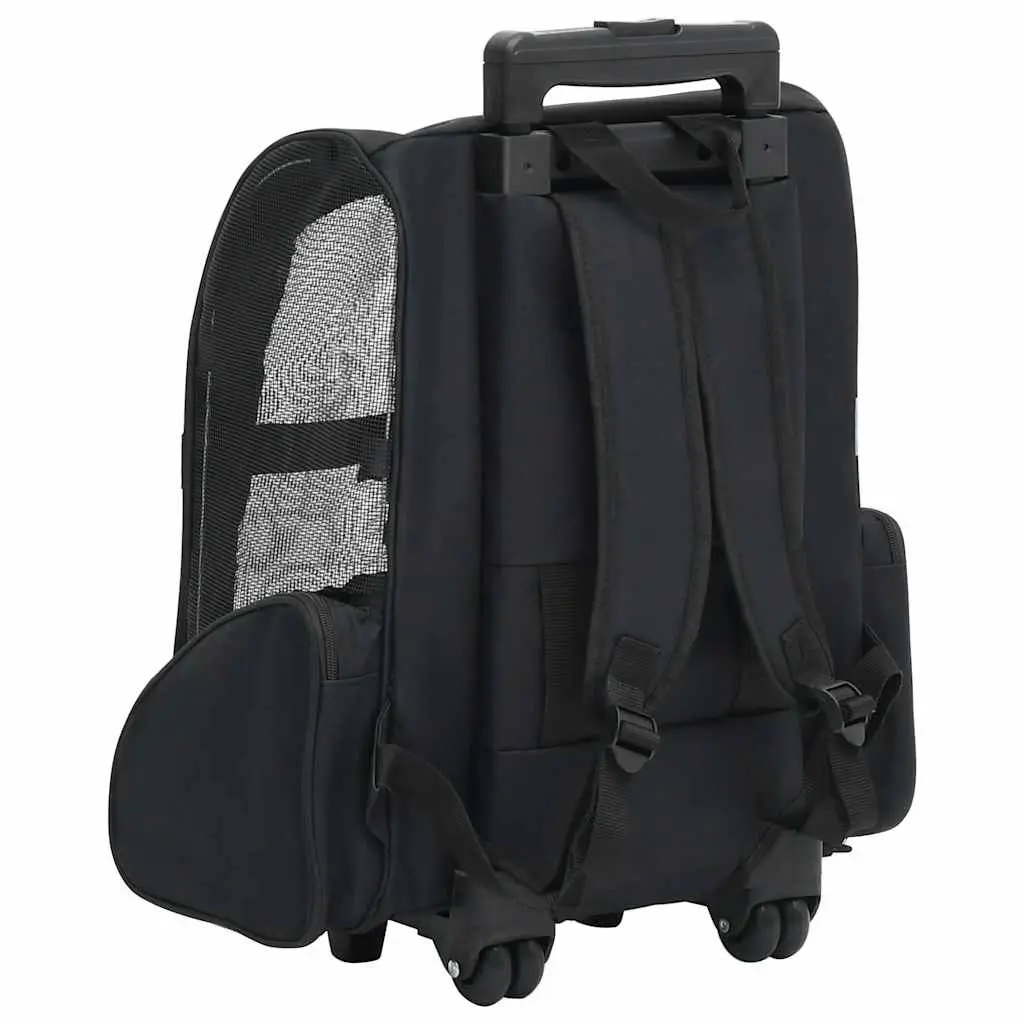 Ventilated Pet Carrier Backpack Trolley Handbag for Small Dogs