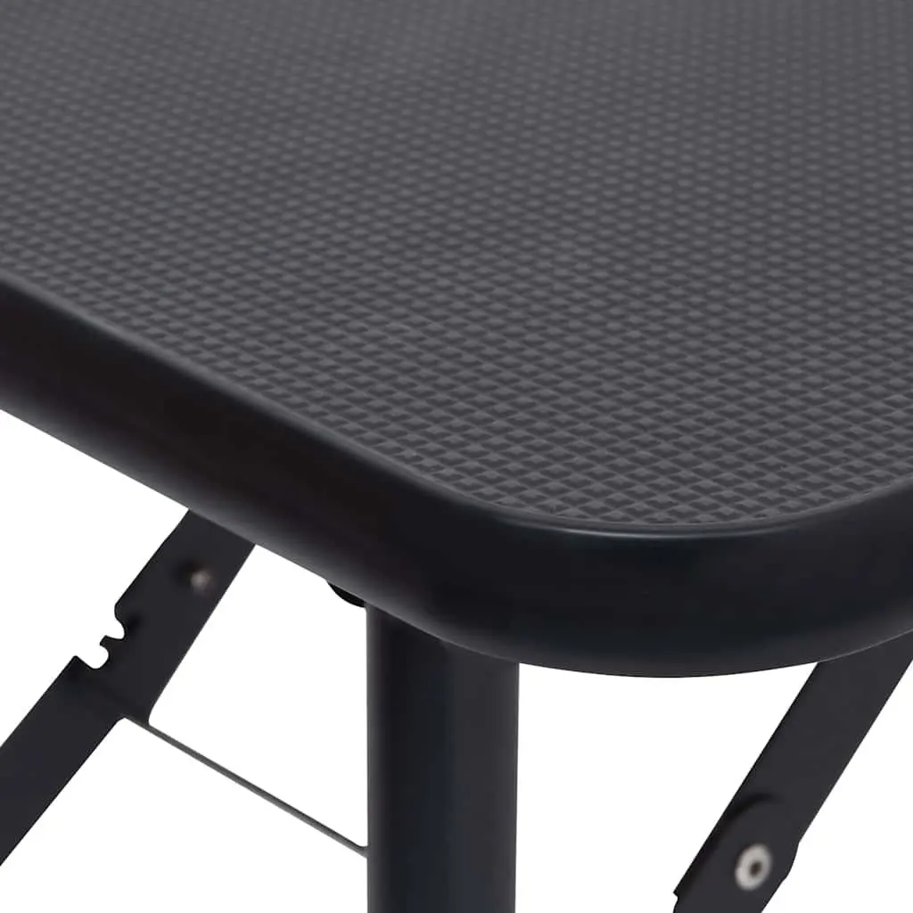 Adjustable Height Dog Grooming Table Foldable Non-Slip Surface Steel Frame