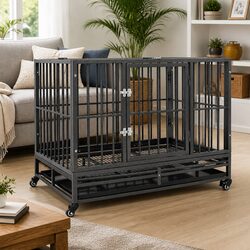 Enhance Your Space with a Stylish Dog Cage on Wheels