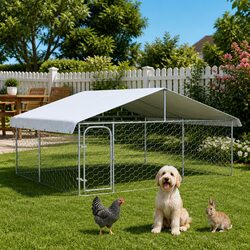 Enhance Your Backyard with a Spacious Dog Kennel