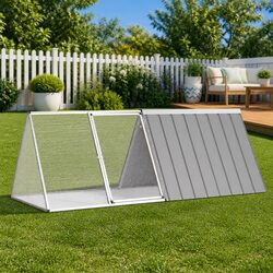 Enhance Your Space with a Grey Outdoor Rabbit Hutch