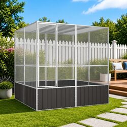 Enhance Your Space with a Large Anthracite Bird Cage