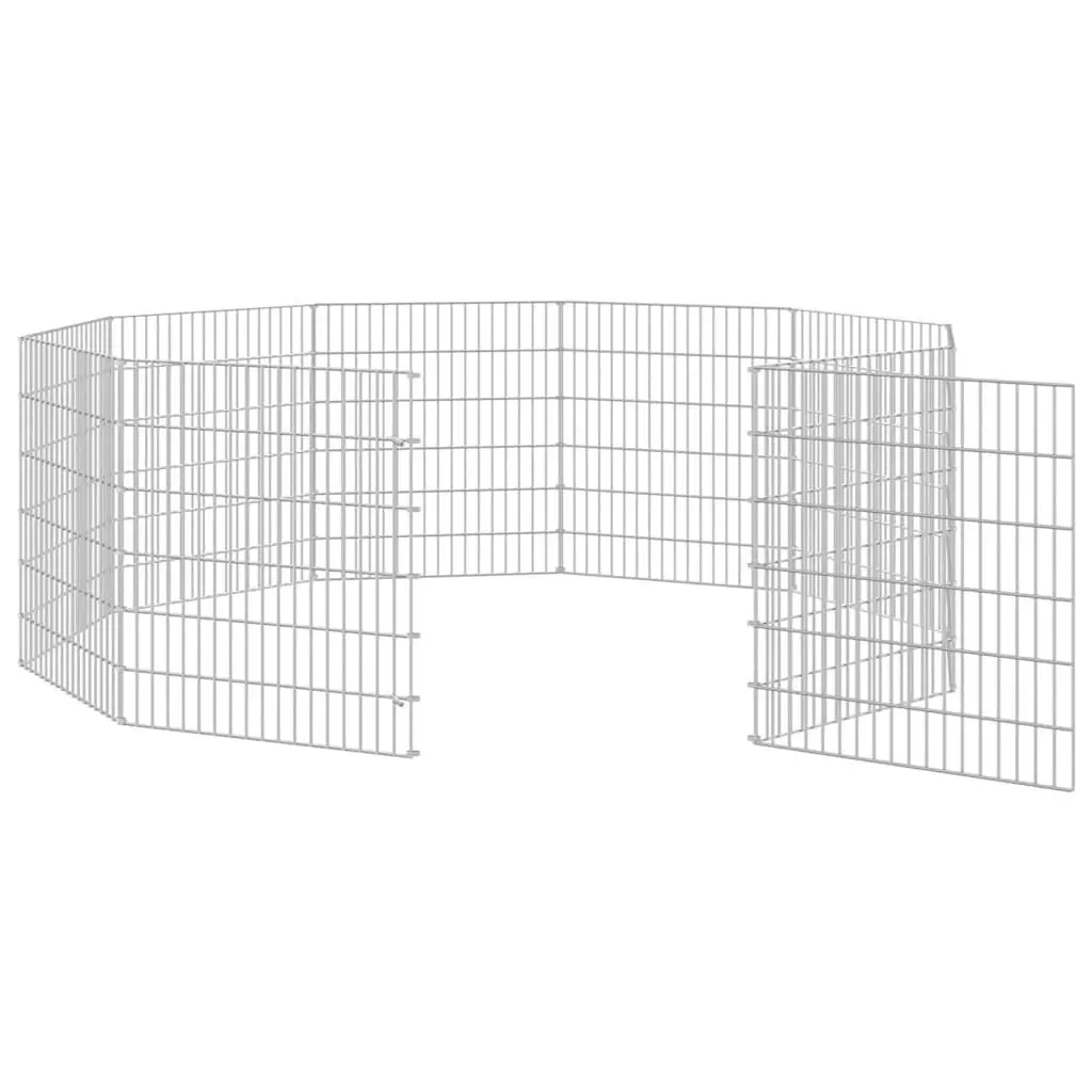Small Animal Enclosure 10 Panel Pet Playpen Exercise Pen for Rabbit Guinea Pig Run