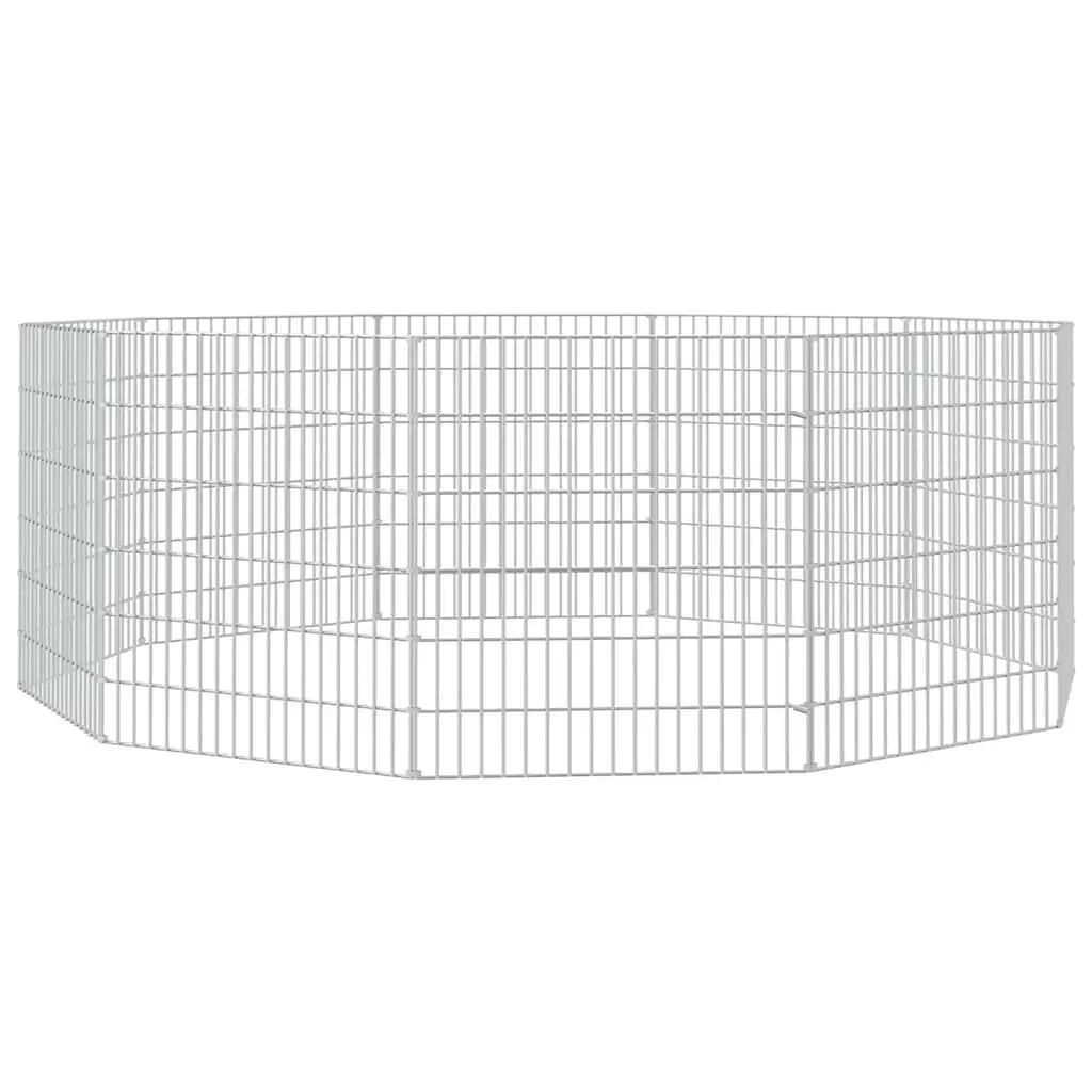 Small Animal Enclosure 10 Panel Pet Playpen Exercise Pen for Rabbit Guinea Pig Run
