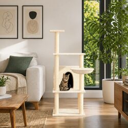 Cream Cat Tree