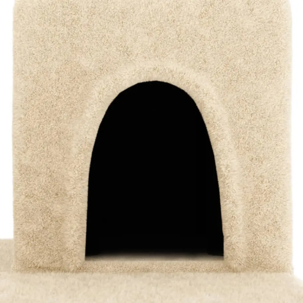 Cat Tree 154cm Multi-Level with Sisal Scratching Posts and Plush Covering
