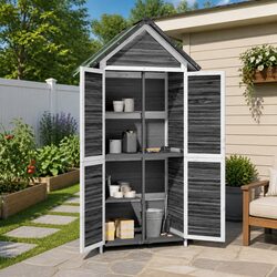 Enhance Your Outdoor Space with This Versatile Garden Tool Shed