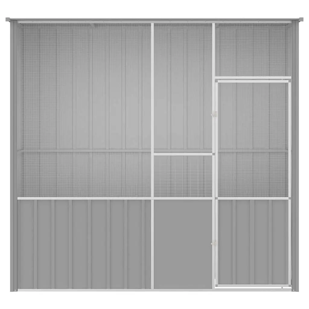 Bird Cage Aviary Large 215x78x200 cm Galvanised Steel Frame Welded Fence