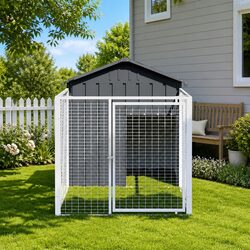 Enhance Your Outdoor Space with This Dog House and Run