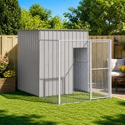 Enhance Your Outdoor Space with this Dog House and Run