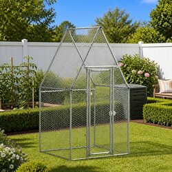 Outdoor Small Animal Enclosure Chicken Cage 100x100x190 cm