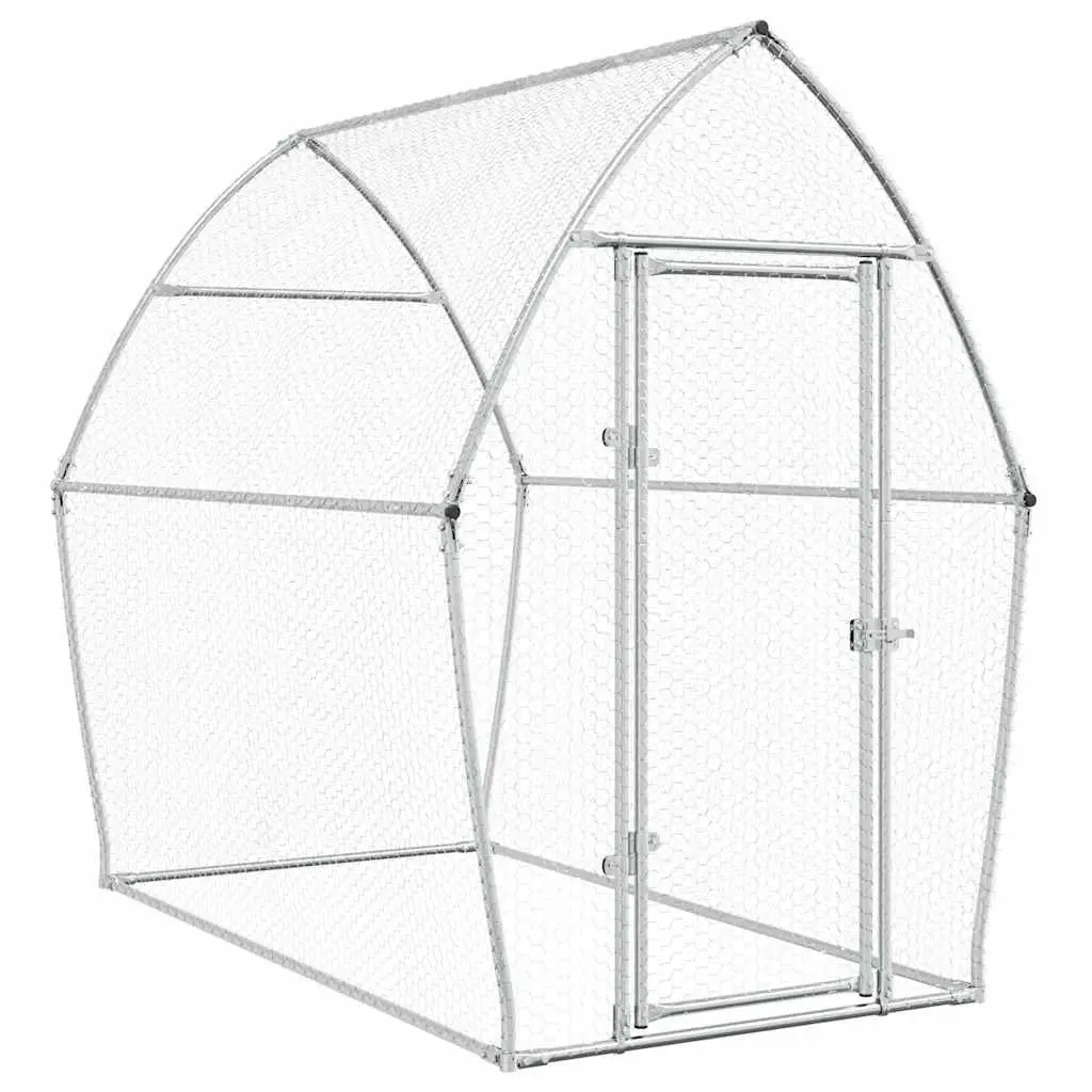 Chicken Cage Galvanised Steel Outdoor Enclosure Spacious for Chickens Hens Ducks
