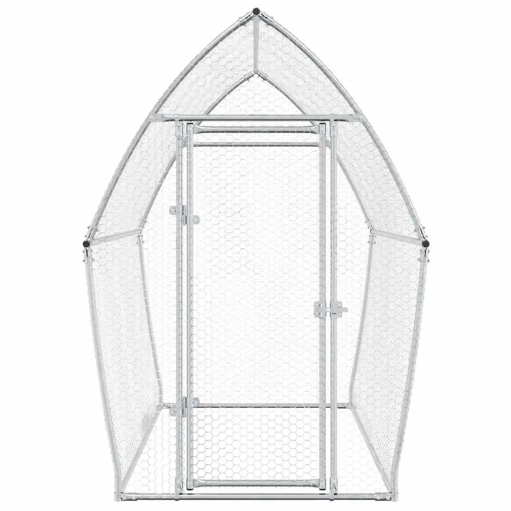 Chicken Cage Galvanised Steel Outdoor Enclosure Spacious for Chickens Hens Ducks