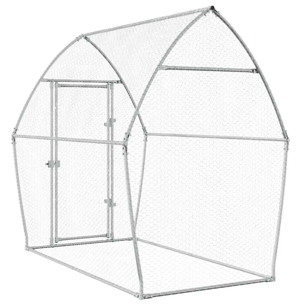 Chicken Cage Galvanised Steel Outdoor Enclosure Spacious for Chickens Hens Ducks