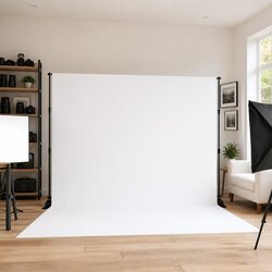 Transform Your Space with Our Adjustable Black Backdrop Stand