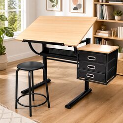 Stylish Brown Drafting Table for Your Creative Space