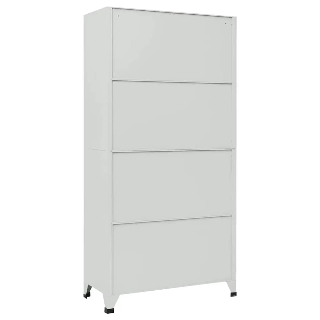 Locker Cabinet 6 Compartments Steel Storage for Office Gym Changing Room