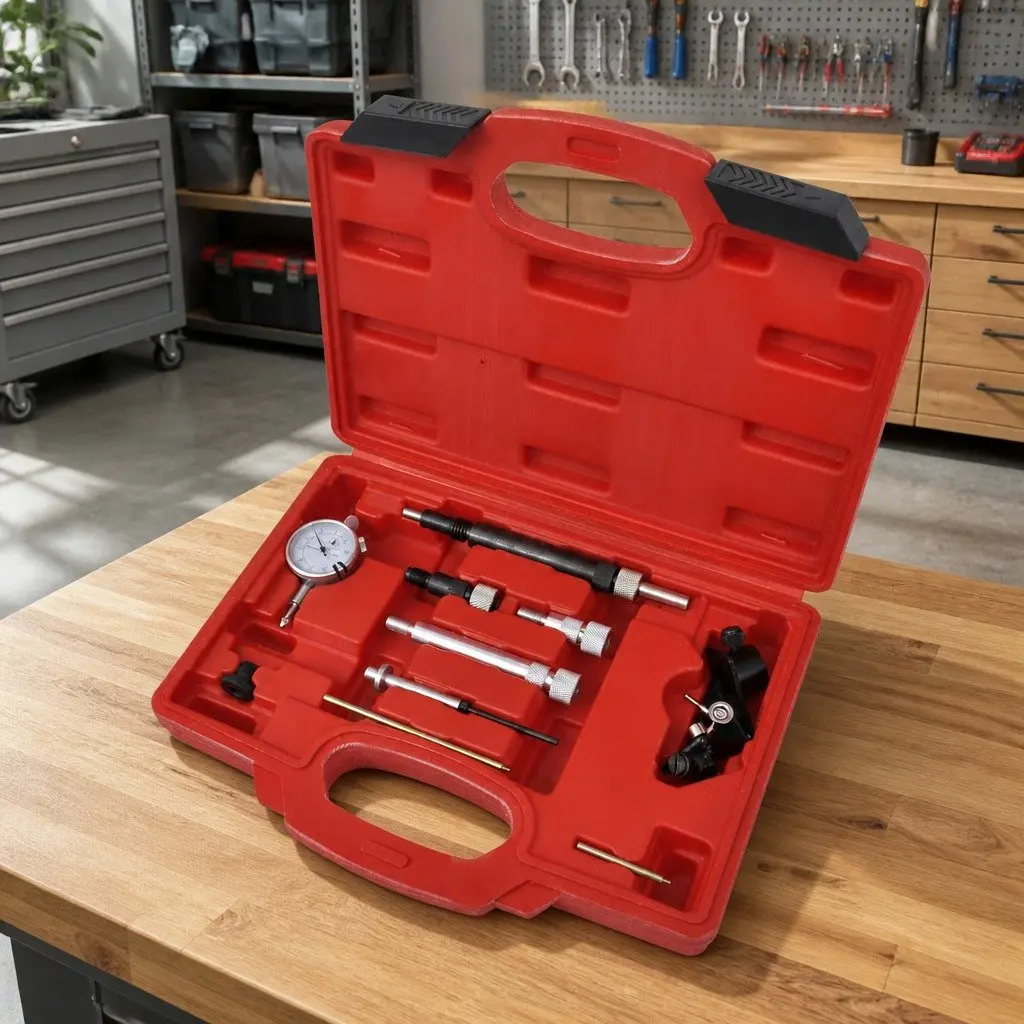 Diesel Fuel Injection Pump Timing Tool Set Multicolour Complete Kit with Blow Molded Case
