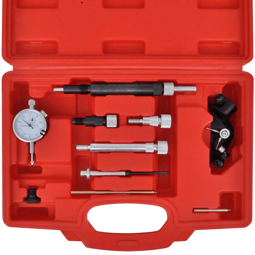 Diesel Fuel Injection Pump Timing Tool Set Multicolour Complete Kit with Blow Molded Case