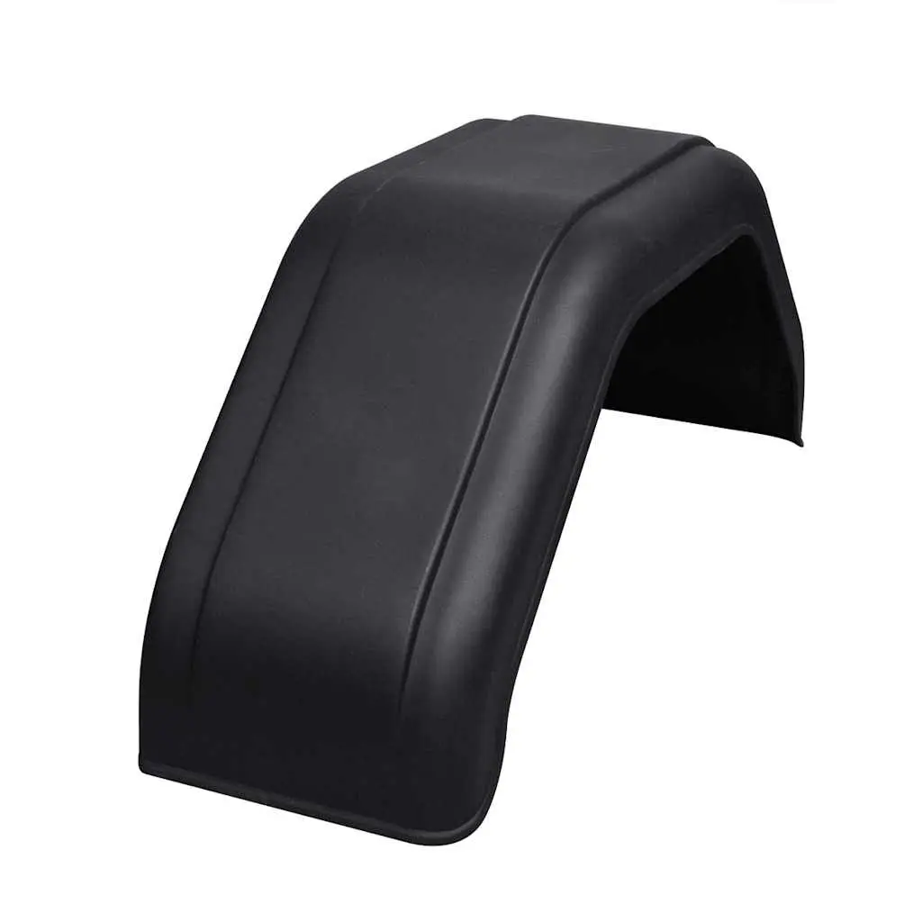 Mudguard Fender Set 220 x 760 mm Black Corrosion Resistant Impact Resistant