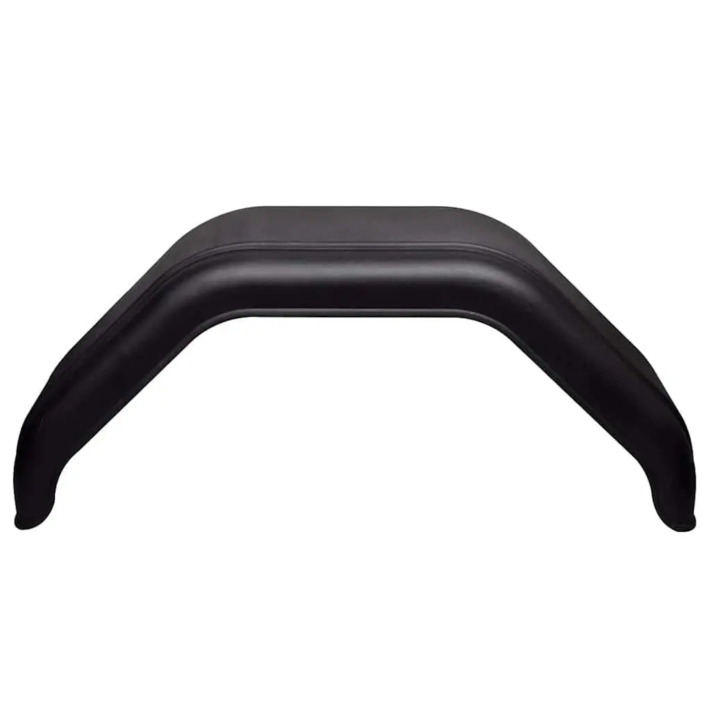 Mudguard Fender Set 220 x 760 mm Black Corrosion Resistant Impact Resistant