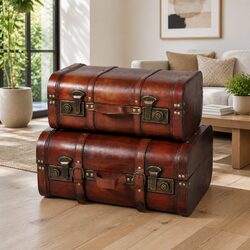 Enhance Your Space with Vintage Wooden Storage Chests
