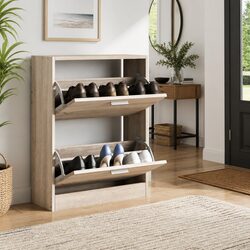 Organize Your Footwear with a Stylish Wooden Shoe Cabinet