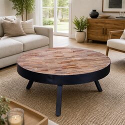 Enhance Your Living Space with a Vintage Round Coffee Table