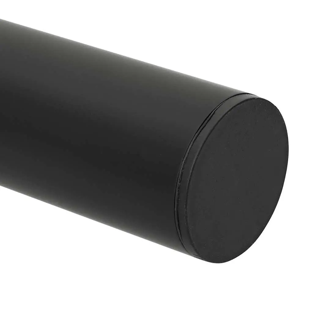 Telescopic Table Legs Adjustable Height 710-1100 mm Replacement Pair Black