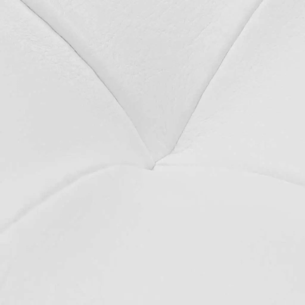 Storage Ottoman White Foam Seat Hidden Compartment