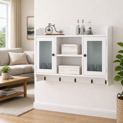 Enhance Your Home with a Chic White MDF Display Cabinet