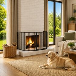 Enhance Your Space with a Stylish Pet Fireplace Barrier