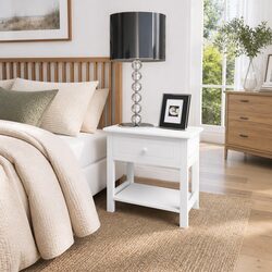 Enhance Your Bedroom with Sleek White Nightstands