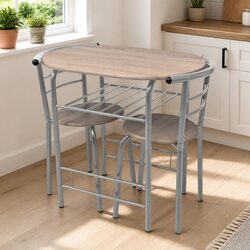 Transform Your Space with a Brown Breakfast Bar Set