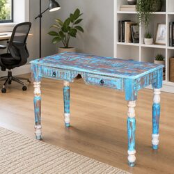 Elevate Your Space with a Solid Reclaimed Wood Desk