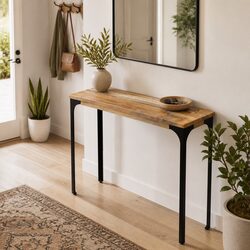 Stylish Wooden End Table 120x35x76cm for Enhancing Spaces