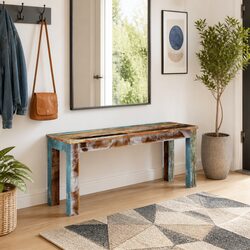 Antique Style Reclaimed Wood Bench for Your Entryway