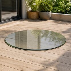 Enhance Your Space with a Round Tempered Glass Table Top