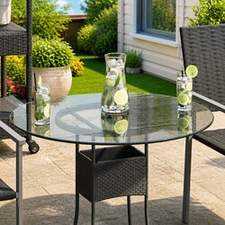 Transform Your Space with a 700mm Round Glass Table Top