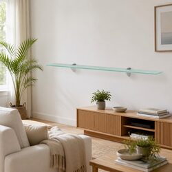 Elegant Floating Wall Shelf for Enhanced Home Decor 100x10 cm