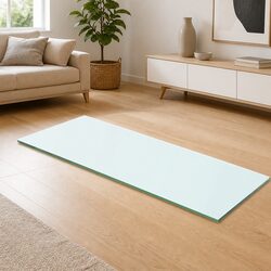 60x20cm Tempered Glass Wall Shelf for Stylish Displays