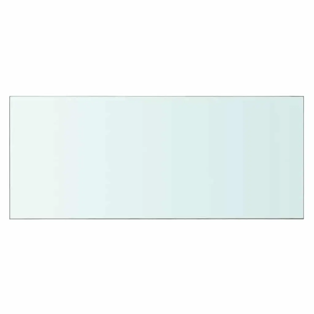 Transparent Glass Shelf Panel 70x30cm Wall Mounted Display Ledge Durable Floating Storage