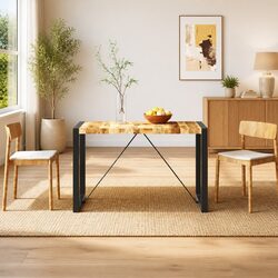 Stylish Brown Mango Wood Dining Table for Your Home