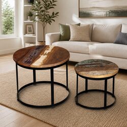 Enhance Your Living Space with a Vintage Coffee Table Set