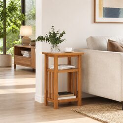 Transform Your Space with a Rustic Oak End Table