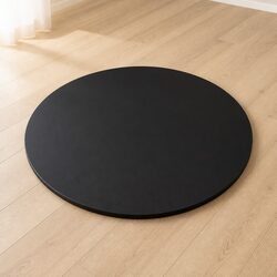 Elevate Your Space with a 500mm Black Glass Table Top