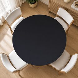 Elevate Your Space with a 800mm Black Glass Table Top