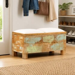Enhance Your Entryway with a Retro Storage Bench